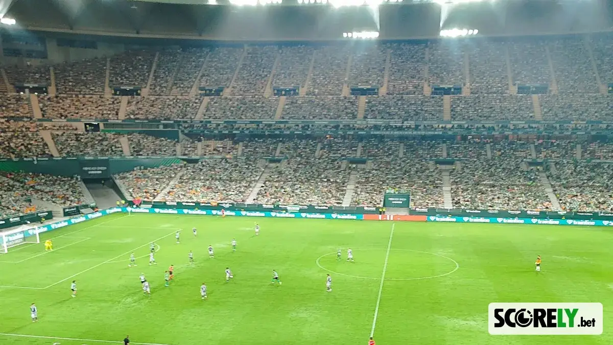 Partido de fútbol del Real Betis en el Estadio Benito Villamarín (foto de archivo)