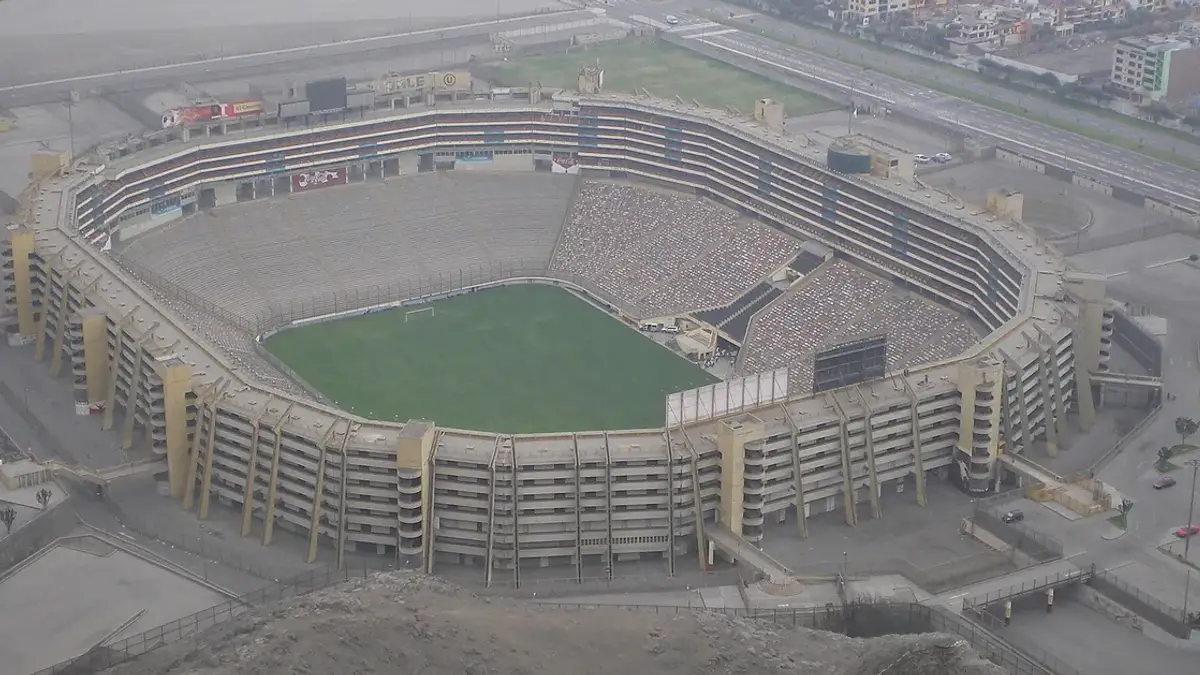 Vista panorámica del Estadio Monumental de Lima