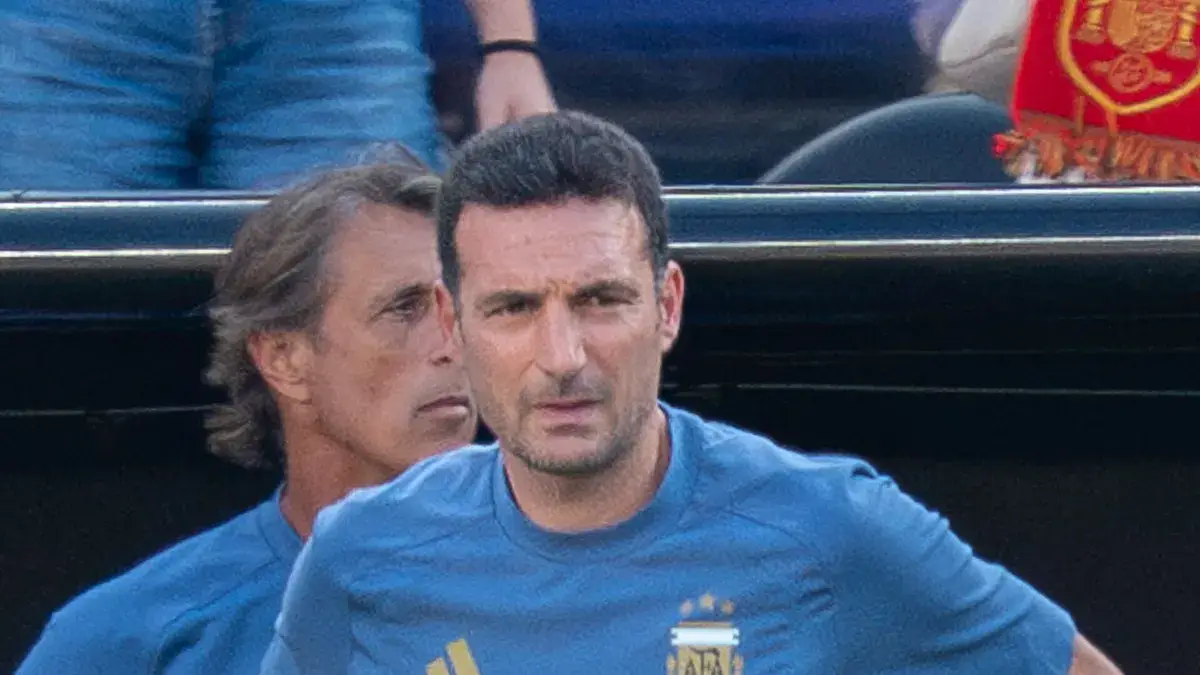 Lionel Scaloni en la final del Mundial 2026 ante España