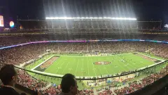 Partido entre los Vikings y los 49ers en el Levi's Stadium