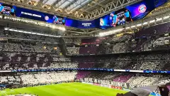 Estadio Santiago Bernabéu antes de una semifinal de Champions en 2024