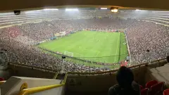 Estadio Monumental de Universitario durante un partido en 2023