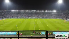 Partido de Millonarios en el estadio El Campín de Bogotá de noche (foto de archivo)
