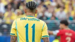 Raphinha con Brasil ante Marruecos en el Mundial 2026