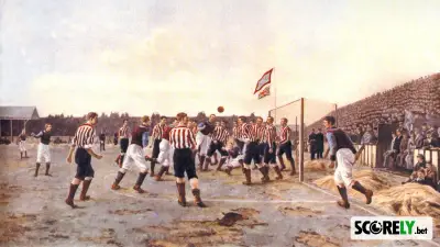 Pintura histórica de un partido de fútbol del Aston Villa (file photo)