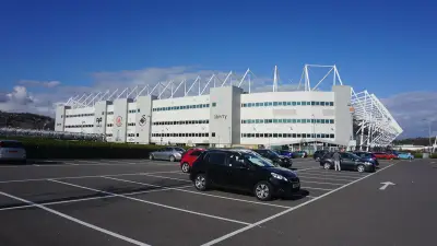 Exterior of Swansea City's stadium in Swansea