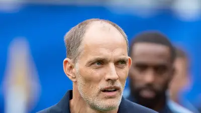 Thomas Tuchel on the touchline during England v Ghana