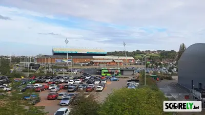 Leeds, Park and Ride facility next to Elland Road football ground - geograph.org.uk - 7647780 (foto de archivo)