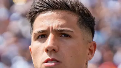 Enzo Fernández playing for Argentina