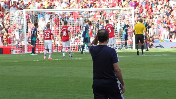 Martin O'Neill giving instructions from the touchline