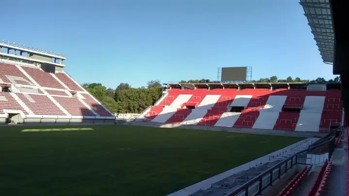 Vista general del estadio Jorge Luis Hirschi de Estudiantes de La Plata