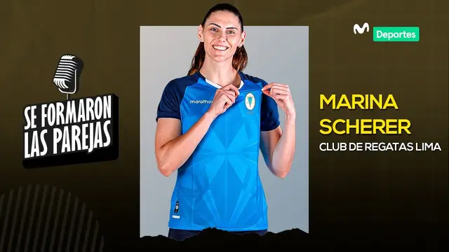 MARINA SCHERER, VOLEIBOLISTA DE REGATAS LIMA VÓLEY | SE FORMARON LAS PAREJAS 🎙🏐