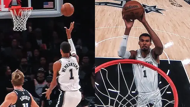 Victor Wembanyama MONSTER Alley-Oop to Himself! 👽