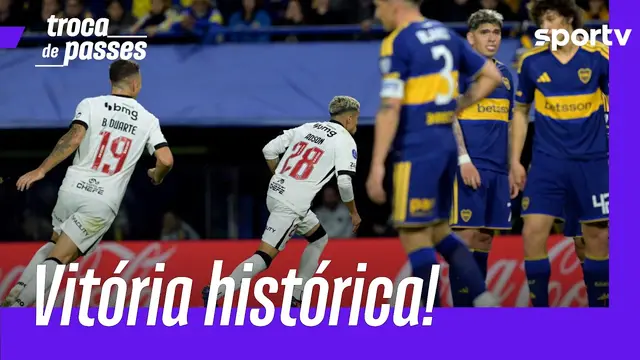 VASCO VENCE O BOCA JUNIORS NA BOMBONERA E LEVA VANTAGEM PARA O MARACANÃ | TROCA DE PASSES | sportv