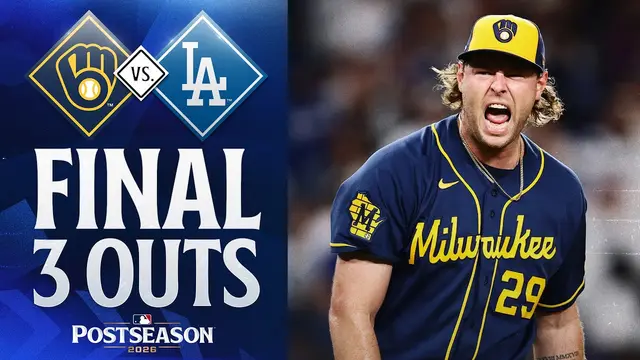 FINAL 3 OUTS: The Brewers take a COMMANDING 3-0 lead over the Dodgers in the NLCS! | MLB Highlights