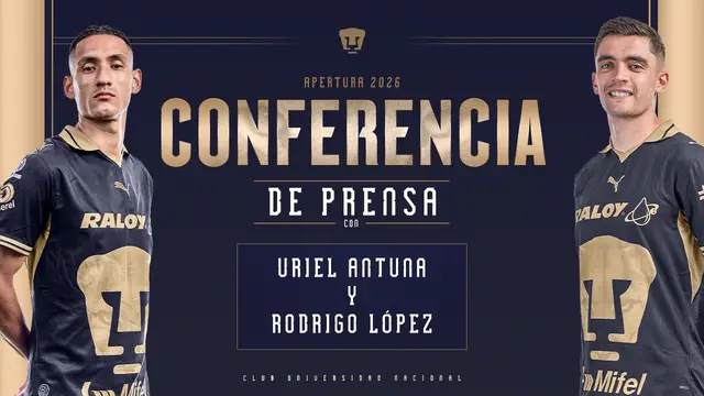 Conferencia de prensa | Uriel Antuna y Rodrigo López