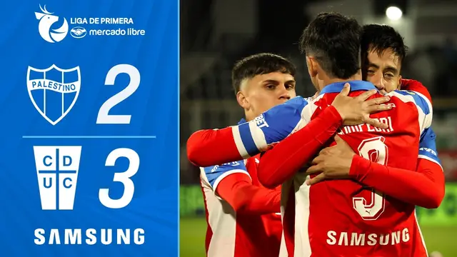 PLAY ▶️ | Compacto Samsung: Palestino 2-3 Universidad Católica.