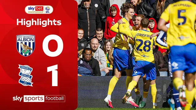 Priske penalty seals Midlands derby win for Blues | West Brom 0-1 Birmingham | EFL Highlights