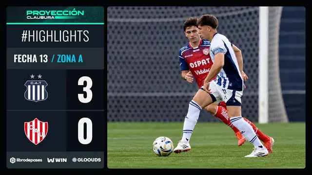 TALLERES 3 - 0 UNIÓN I Resumen del partido I #TorneoProyección Clausura 2026