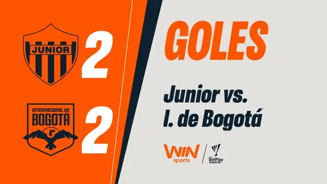 Junior vs. Internacional de Bogotá (goles) | Liga BetPlay Dimayor 2026-2 | Fecha 14