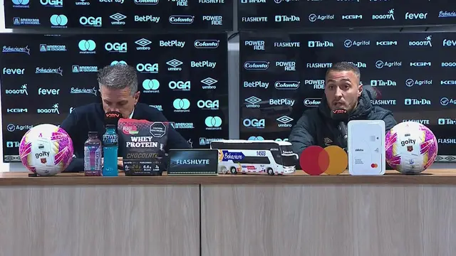 Rueda de prensa de Inter Bogotá tras su partido con Once Caldas