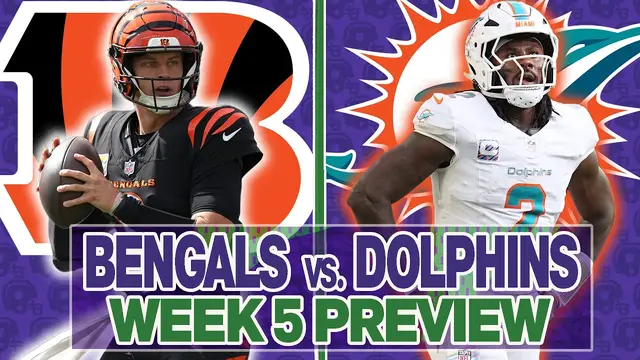 Bengals vs Dolphins Week 5 Preview | NFL Daily