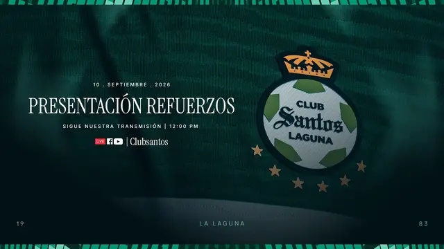 CONFERENCIA DE PRENSA - PRESENTACIÓN REFUERZOS - ESTEBAN LOZANO y FACUNDO CÁSERES - CLUB SANTOS