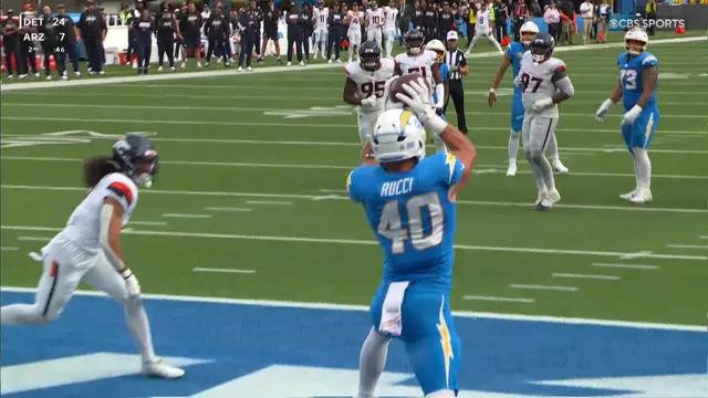 Herbert calls Rucci's number for a Bolts' TD