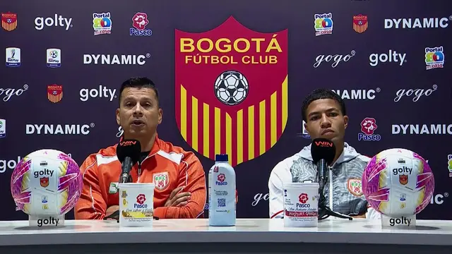 Rueda de prensa de Envigado tras su partido con Bogotá