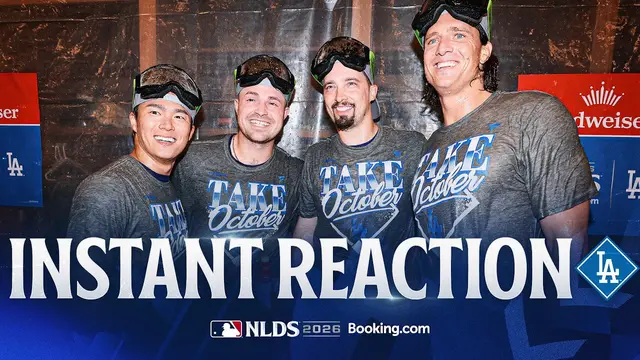 Inside the clubhouse and more reaction from the Dodgers' advance to their 3rd straight NLCS! 🥽