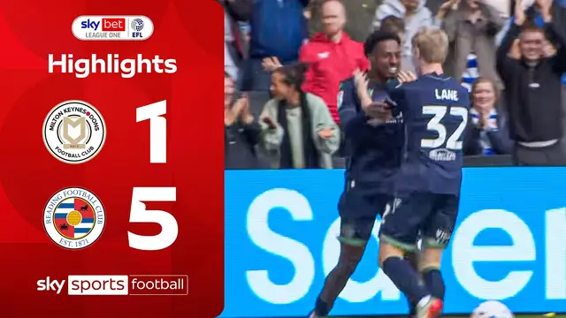 Royals make it FOUR unbeaten! | MK Dons 1-5 Reading | EFL Highlights