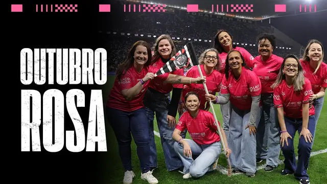 CORINTHIANS CELEBRA A IMPORTÂNCIA DO OUTUBRO ROSA