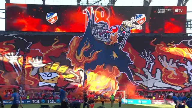 EL TIFO de FC Cincinnati para Hell Is Real 🔥