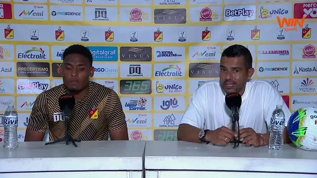 Rueda de prensa de Pereira tras su partido con Cali