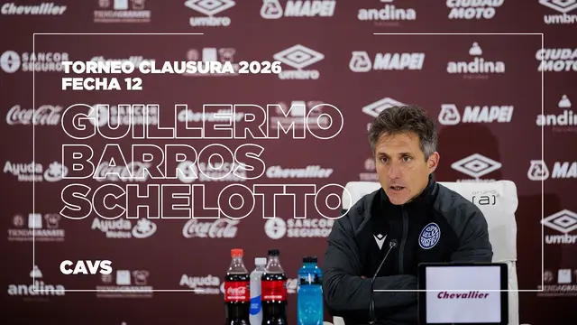 Conferencia de prensa de Guillermo Barros Schelotto