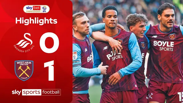 Hammers unbeaten run continues 💪 | Swansea 0-1 West Ham | EFL Highlights