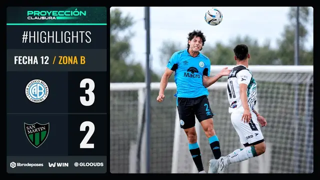 BELGRANO 3 - 2 SAN MARTÍN (SJ) I Resumen del partido I #TorneoProyección Clausura 2026