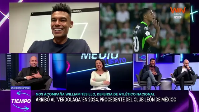 “James es un gran referente, ha llegado al grupo a sumar". William Tesillo, defensor de Nacional.