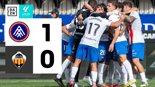 FC Andorra vs CD Castellón (1-0) | Resumen | Highlights LALIGA HYPERMOTION