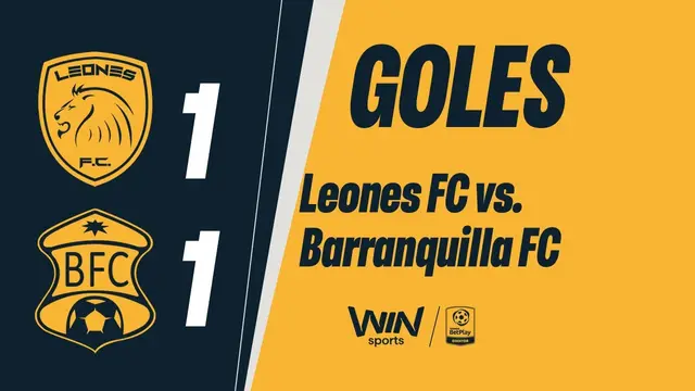 Leones vs. Barranquila (goles) | Torneo BetPlay Dimayor 2026-2 | Fecha 12