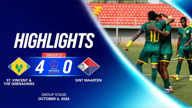 St. Vincent and the Grenadines vs Sint Maarten | 26/27 Concacaf Nations League Group Stage