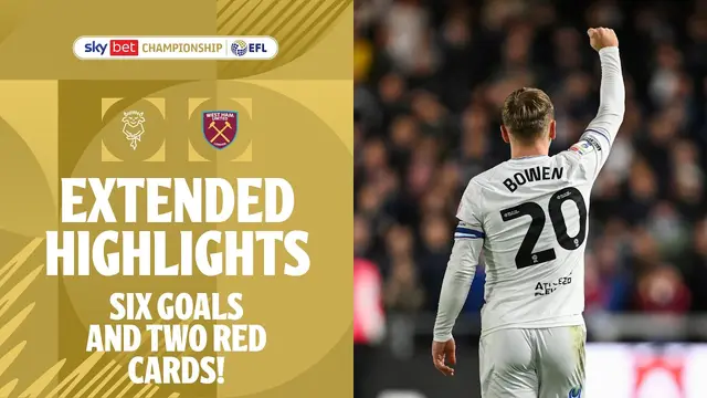 SIX GOALS AND TWO RED CARDS! | Lincoln City v West Ham United extended highlights