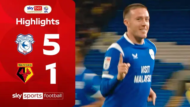 Bluebirds ruthless and put five past struggling Watford ⚽️ | Cardiff 5-1 Watford | EFL Highlights