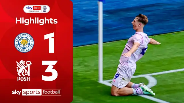 Savage wins first game as Posh manager! | Leicester 1-3 Peterborough | EFL Highlights