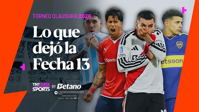 LO QUE DEJÓ LA FECHA 13 goleó River, ganó Boca, empate en el clásico y más TNT Data Sports by Betano