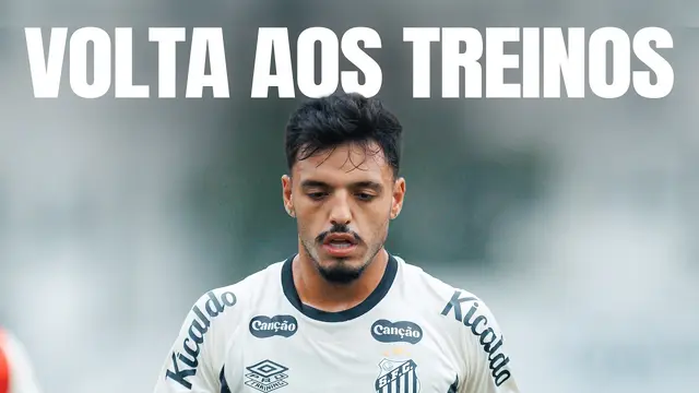 SANTOS DE VOLTA AOS TREINO NO CT REI PELÉ