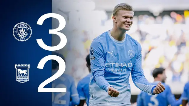 HIGHLIGHTS | Man City 3-2 Ipswich | Haaland brace and Foden goal!