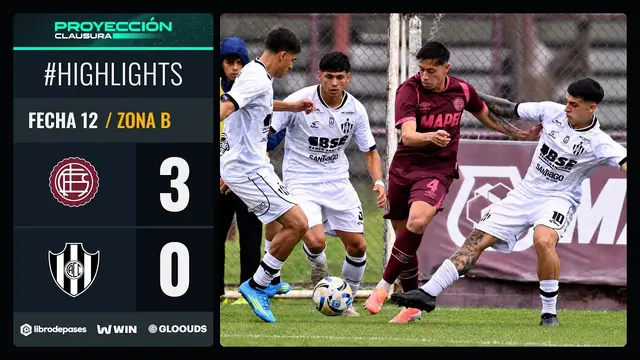 LANÚS 3 - 0 CENTRAL CÓRDOBA I Resumen del partido I #TorneoProyección Clausura 2026