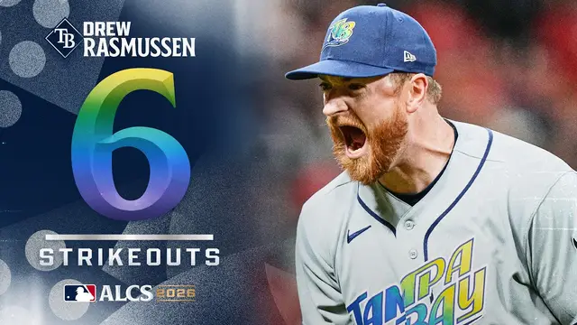 6 STRIKEOUTS ACROSS 7 INNINGS OF 4-HIT BALL for Rays’ Drew Rasmussen! | MLB Highlights (ALCS Game 5)
