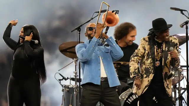 Trombone Shorty & Orleans Avenue Full Halftime Show Saints' 20th Anniversary Return to the Superdome